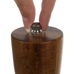 Salt- och pepparkvarn set 2-pack akaciaträ 21 cm keramisk kvarn