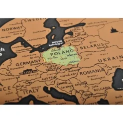 Scratch Map världskarta 82 x 59 cm