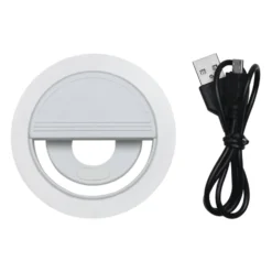 Selfie Lampa/ LED lampa, 3 ljuslägen, Universal, Laddbar