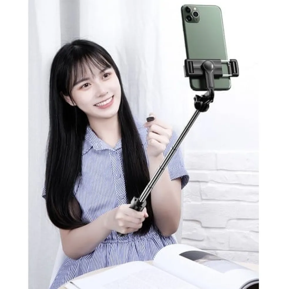 Selfiestick / tripod mobilstativ med bluetooth fjärrkontroll