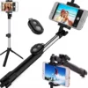 Selfiestick / tripod mobilstativ med bluetooth fjärrkontroll