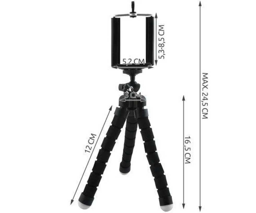 Selfiestick / tripod mobilstativ med bluetooth fjärrkontroll