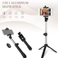 Selfiestick / tripod mobilstativ med bluetooth fjärrkontroll