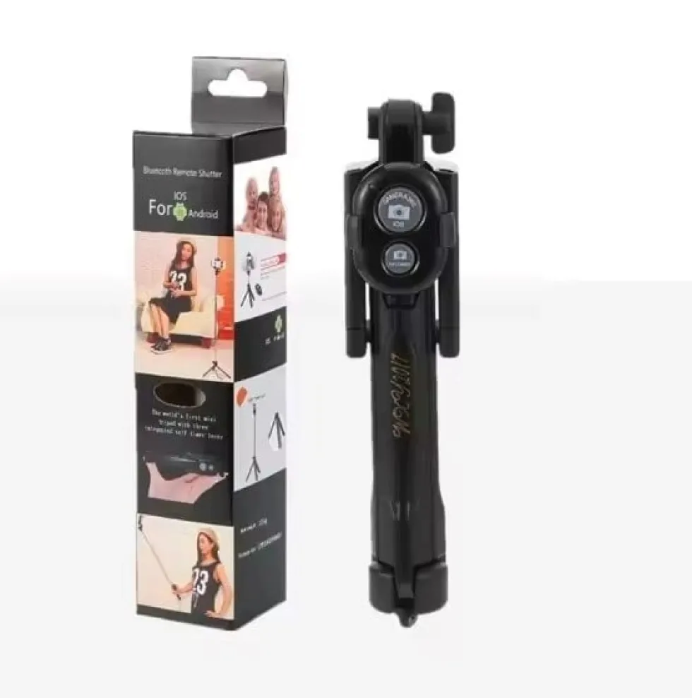 Selfiestick / tripod mobilstativ med bluetooth fjärrkontroll