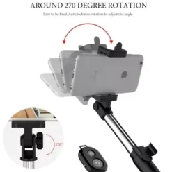 Selfiestick / tripod mobilstativ med bluetooth fjärrkontroll