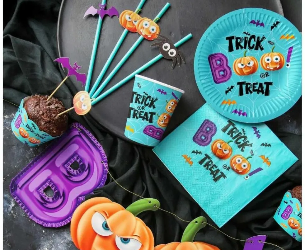Servetter med Trick or Treat-motiv 20-pack