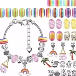 Set för smyckestillverkning - 5 armband - 5 halsband