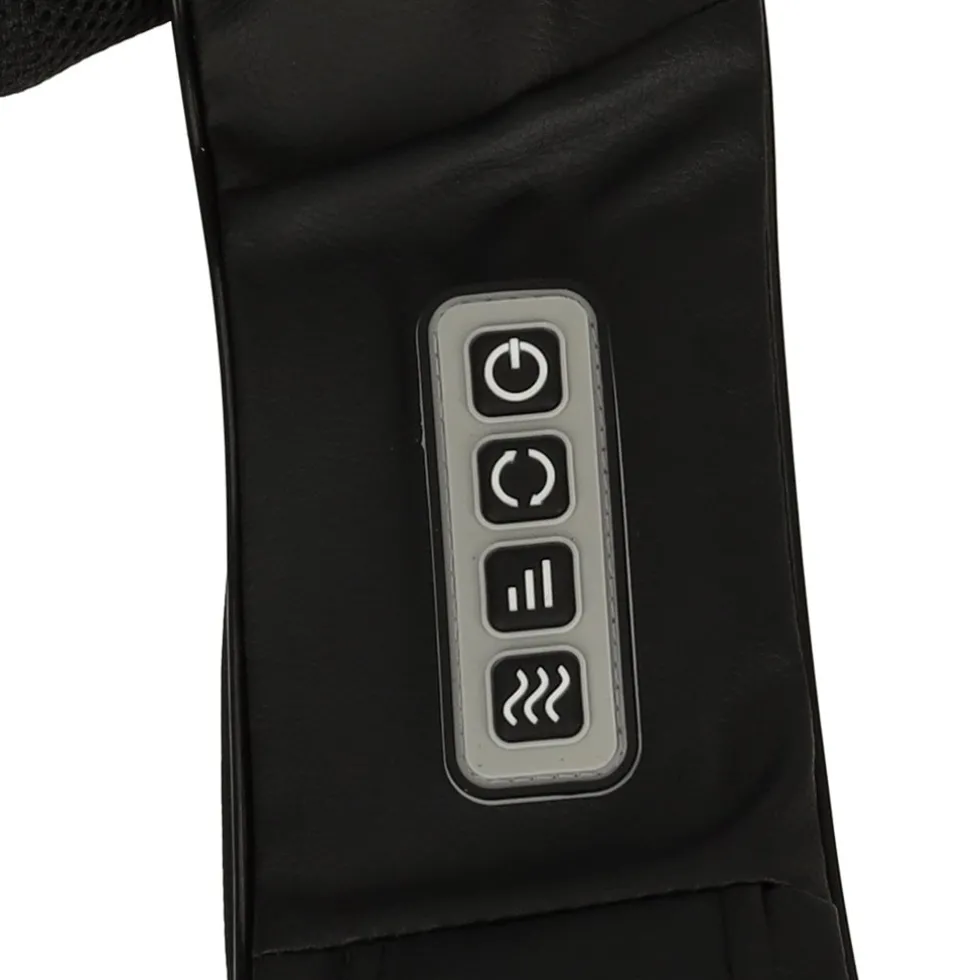 Shiatsu massagekrage med värme, roterande massagehuvuden, 230V