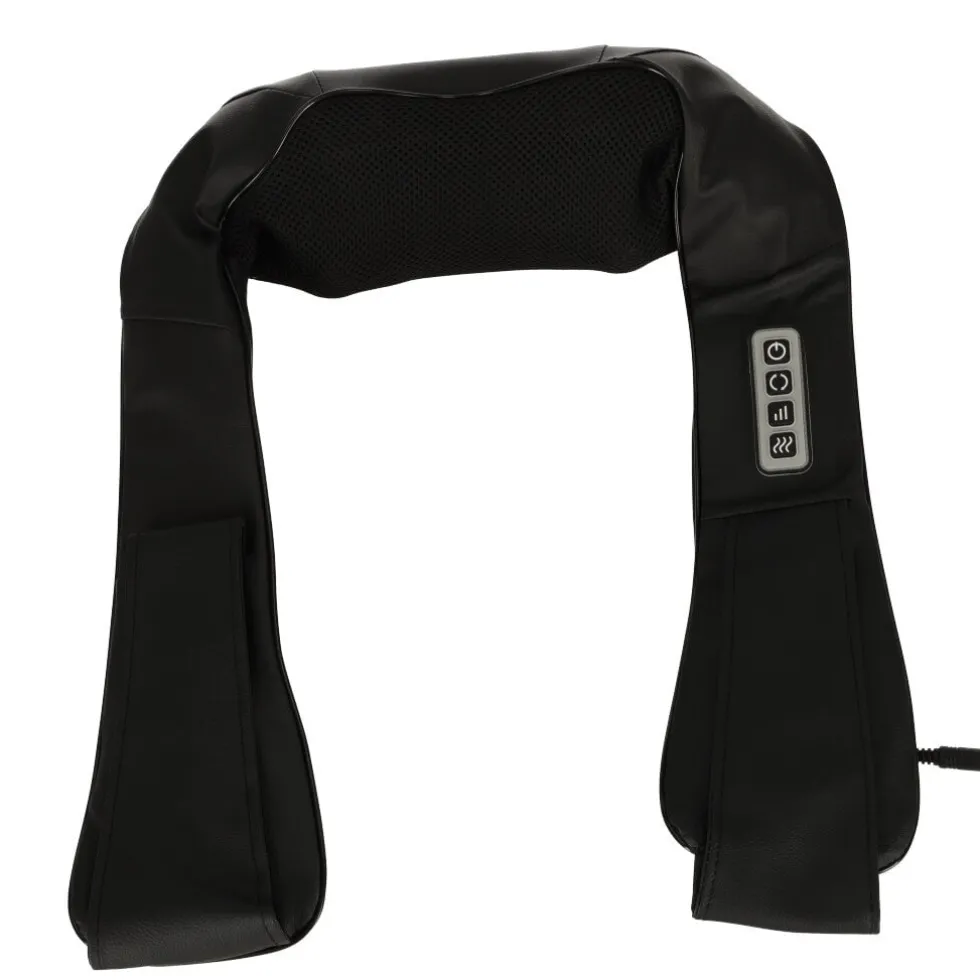 Shiatsu massagekrage med värme, roterande massagehuvuden, 230V