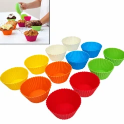 Silikonformar för muffins 12-pack