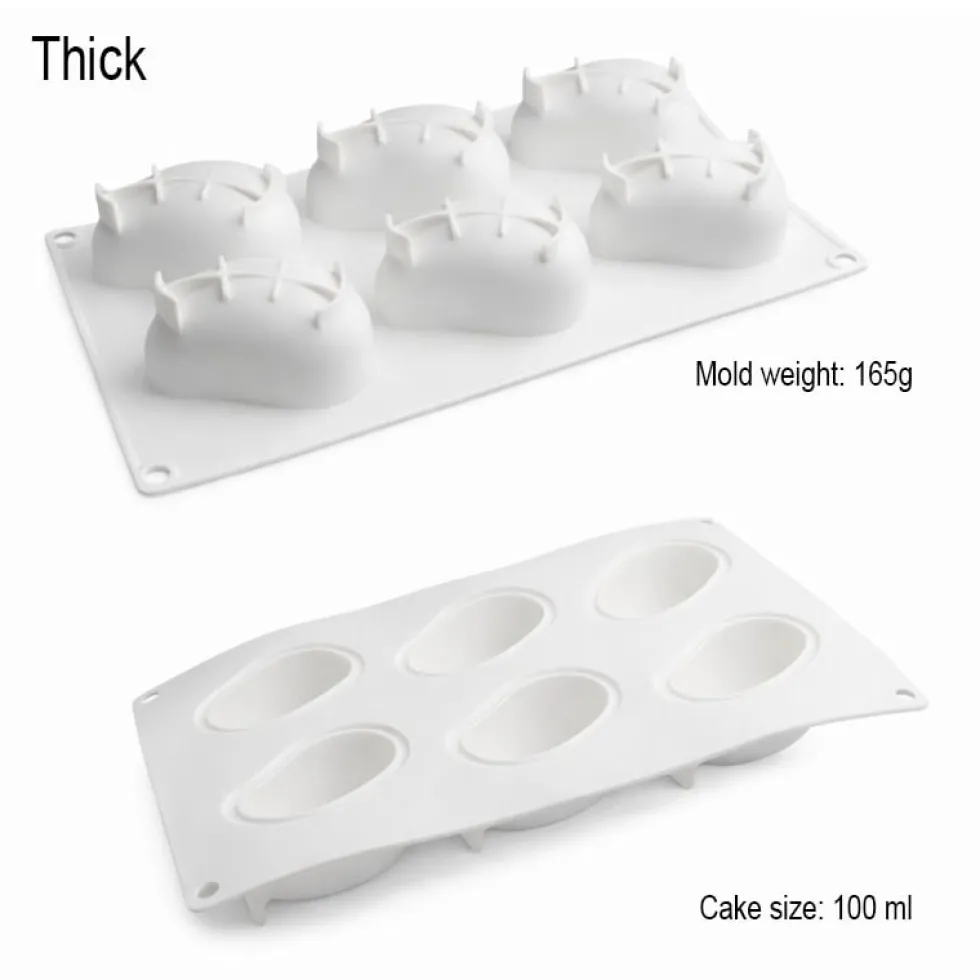 Silikonform för desserter och choklad
