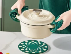 Silikonunderlägg för kastruller och stekpannor