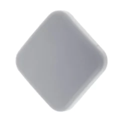 Självhäftande dörrstopp i silikon 4x4 cm grå för vägg och kakel