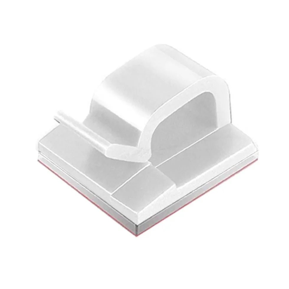 Självhäftande kabelhållare / Kabelclips för organisering