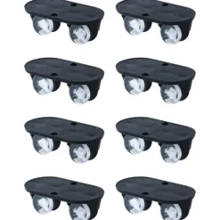 Självhäftande möbelhjul 8-pack