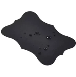Självhäftande PVC-etiketter 5x3,5 cm svarta 24-pack