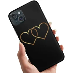Skal Double Hearts för iPhone 15