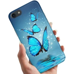 Skal Glittrande Fjärilar för iPhone 7/8/SE
