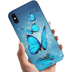 Skal Glittrande Fjärilar för iPhone X/XS