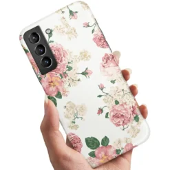 Skal Retro Blommor för Samsung Galaxy S22