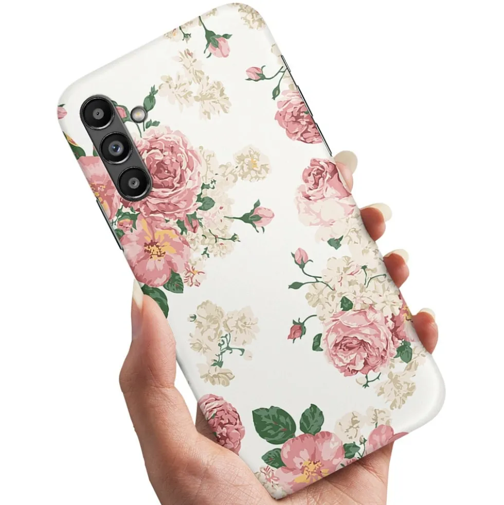 Skal Retro Blommor för Samsung Galaxy A56 5G