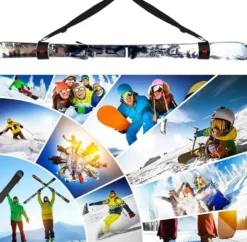 Skidband / Skidhållare för skidor och stavar