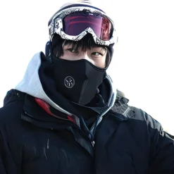 Skidmask med ventil / MC-mask i neopren