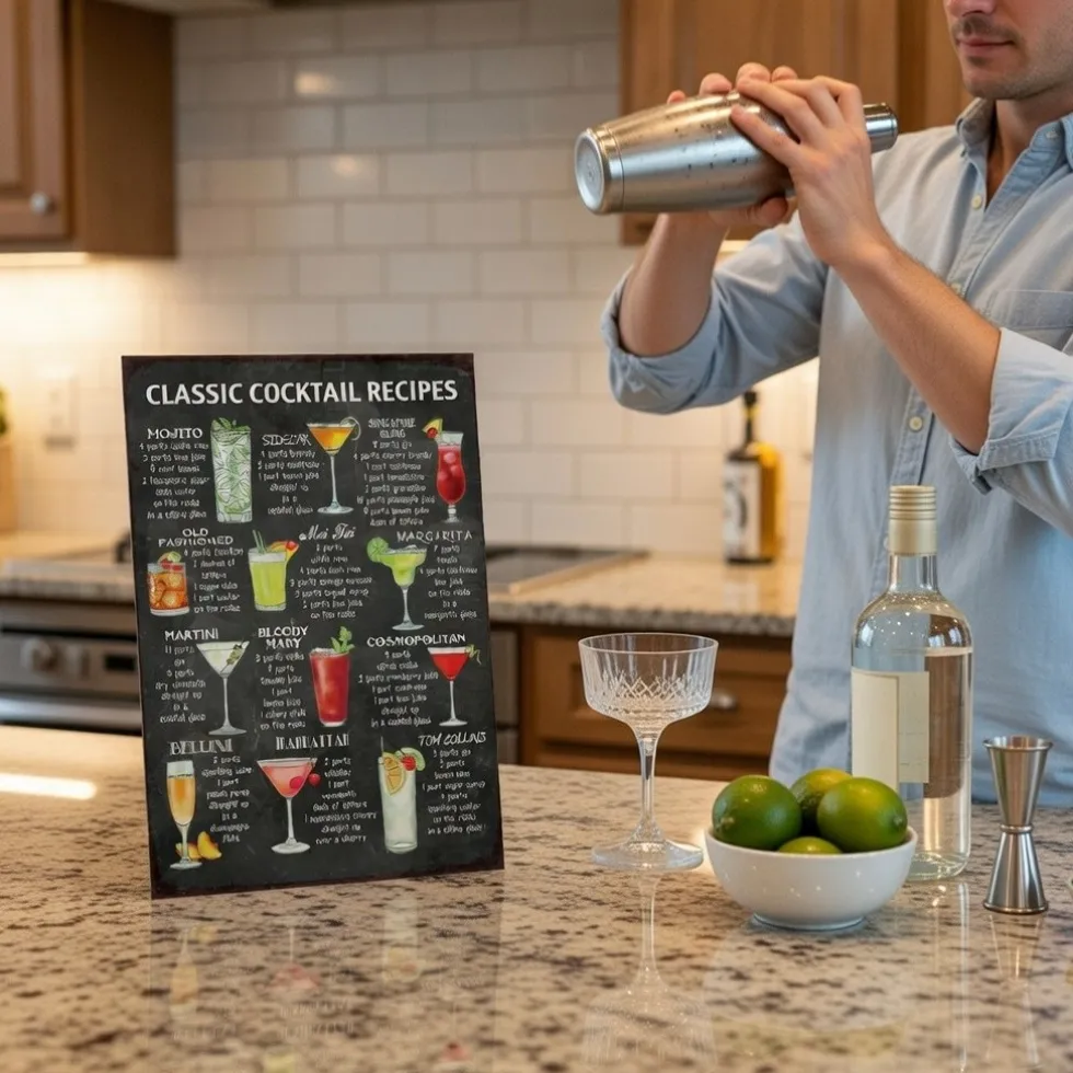 Skylt / Drinkmeny Cocktailrecept