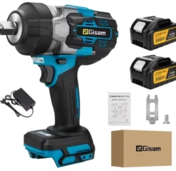 Slagskruvdragare 2800Nm 1/2" Borstlös– Kompatibel med Makita 18V Batteri – Batteridriven Mutterdragare för Däckbyte