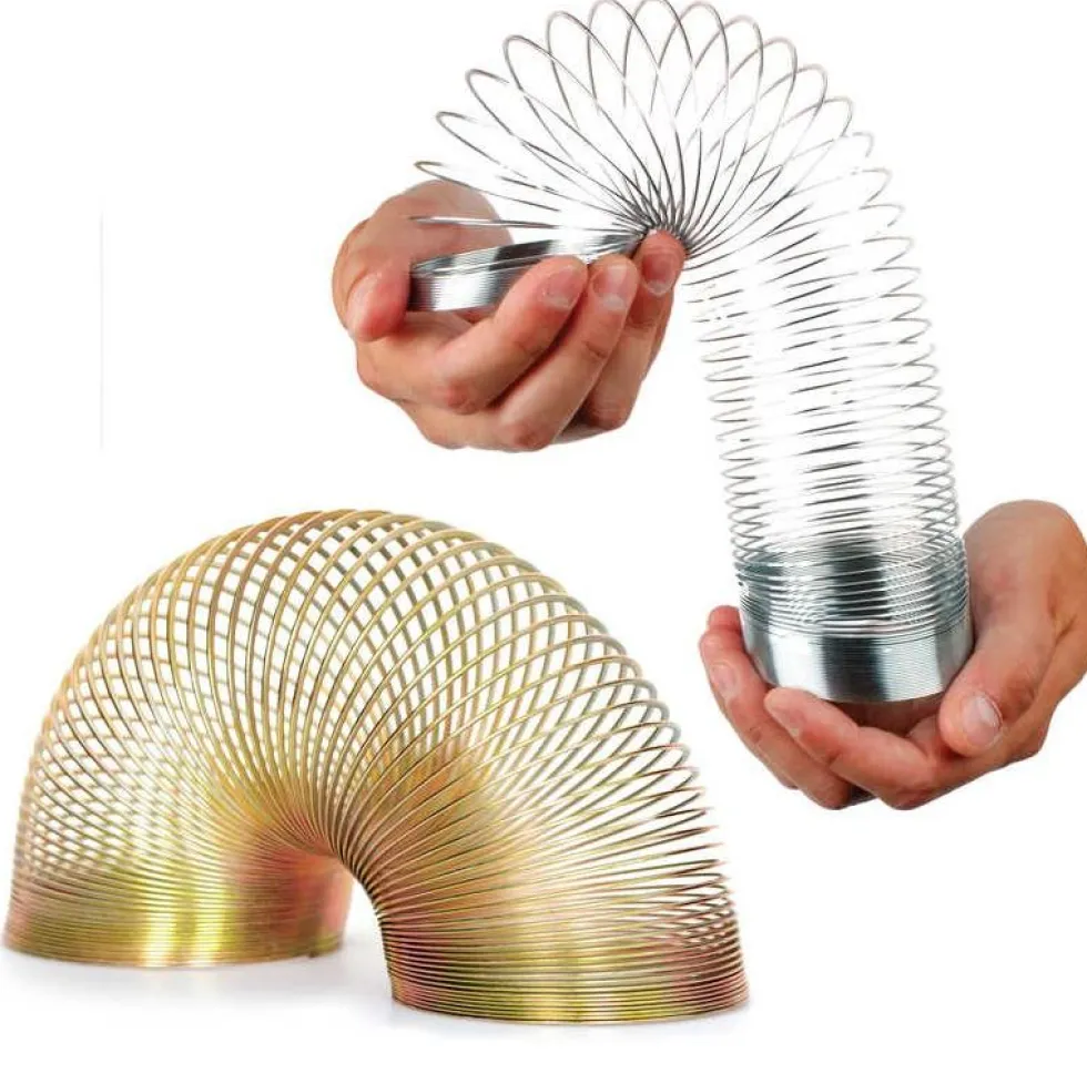 Slinky i metall / Klassisk leksak