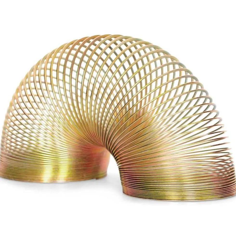 Slinky i metall / Klassisk leksak