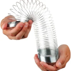 Slinky i metall / Klassisk leksak