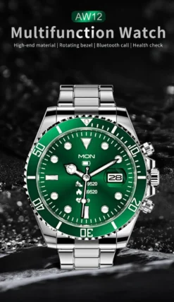 Smart watch / Träningsklocka AW12 Grön