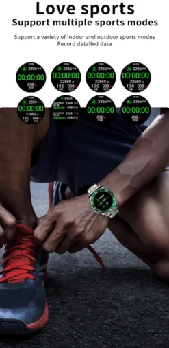 Smart watch / Träningsklocka AW12 Grön