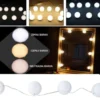 Sminkbordsljus med 10 LED-lampor