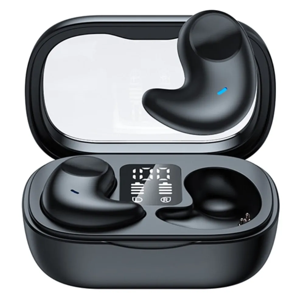 Sömn Hörlurar In ear att sova med Bluetooth Headphones - Svart