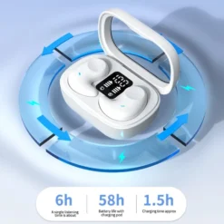 Sömn Hörlurar In ear att sova med Bluetooth Headphones - Svart