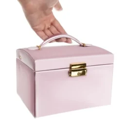 Smyckeskrin med spegel och lås