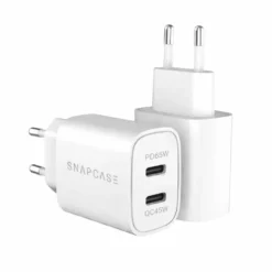Snapcase 65W GaN Adapter Dual USB-C laddare