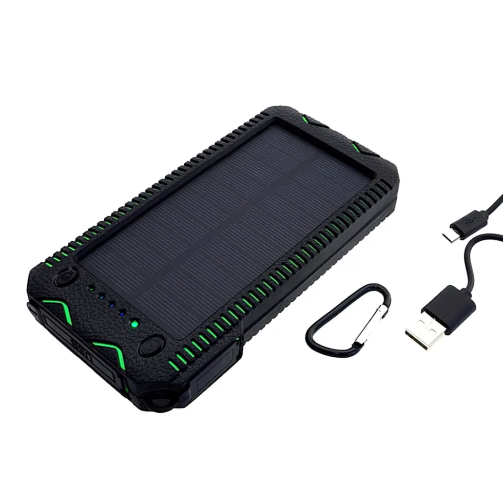 Solcell Powerbank / Laddare 10000 mAh