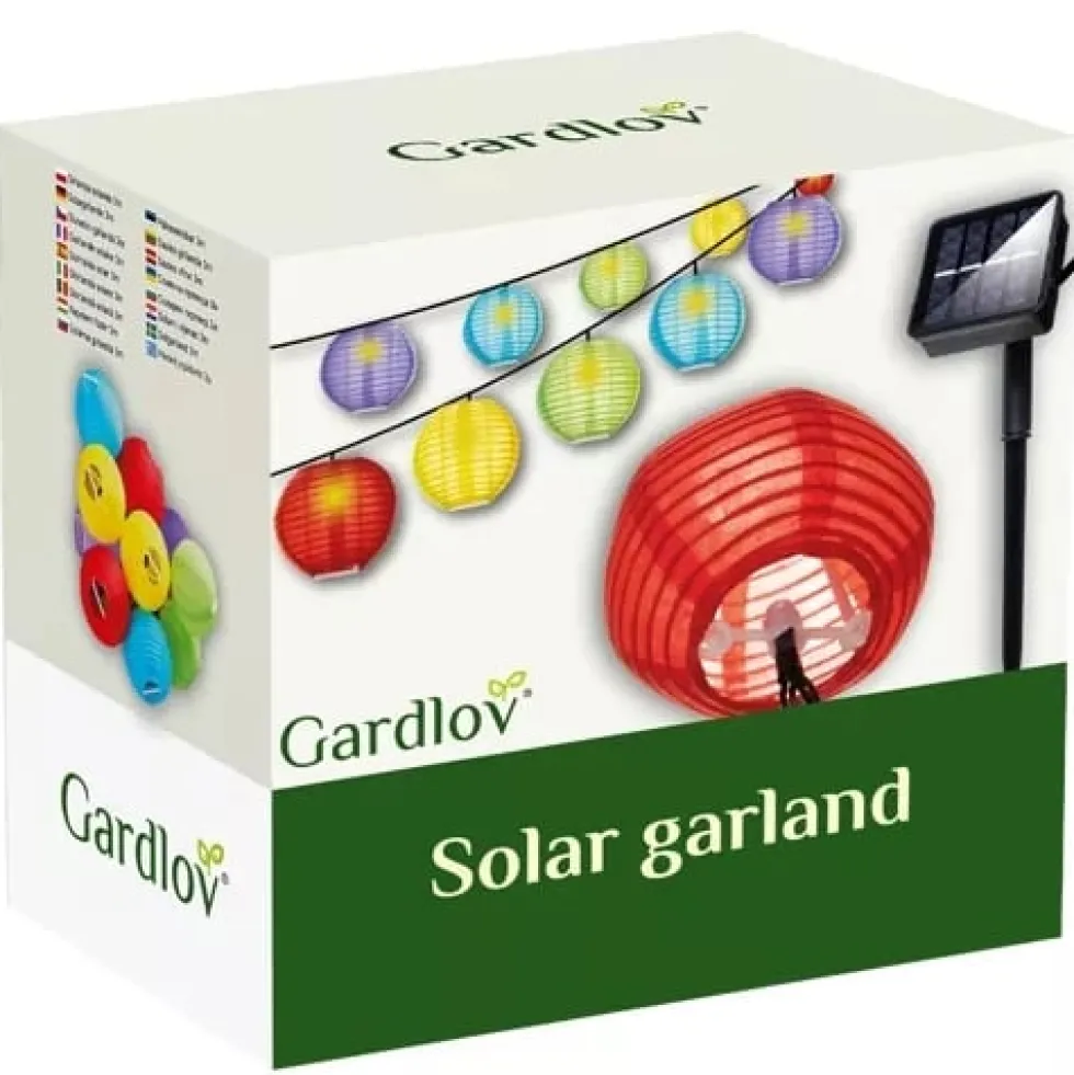 Solcellsdriven LED-girlang 3,5 m