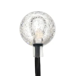 Solcellsdriven LED-ljusslinga 100 bollar varmvit 11,6 m IP44