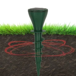 Solcellsdriven mullvadsskrämma 2-pack IP65 med 3 vibrationslägen