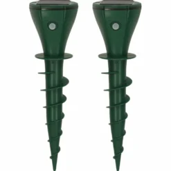 Solcellsdriven mullvadsskrämma 2-pack IP65 med 3 vibrationslägen