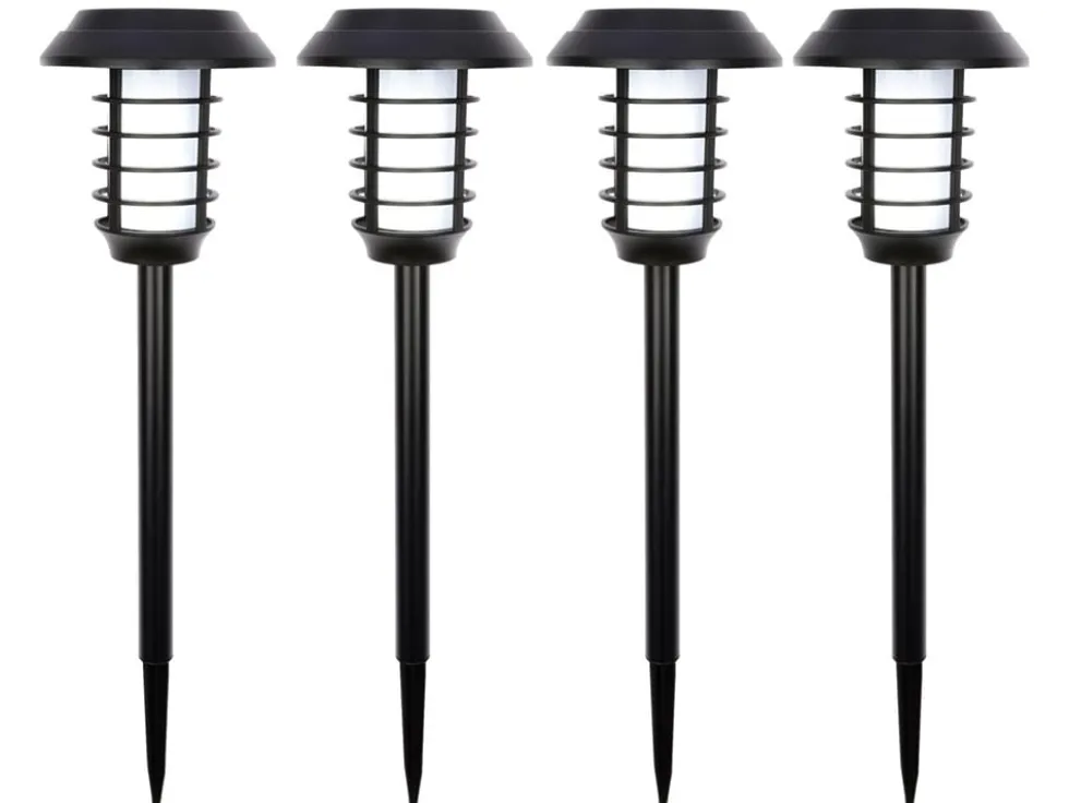 Solcellsdriven trädgårdslampa med RGB och fjärrkontroll