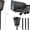 Solcellsfackla LED med flamljus och skymningssensor IP65 59–107 cm