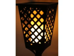 Solcellsfackla LED med flamljus och skymningssensor IP65 59–107 cm