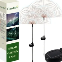 Solcellslampa Maskros LED IP65 2-pack