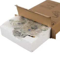 Solcellslampa trädgård påfågel 40 LED flerfärgad IP44 skymningssensor