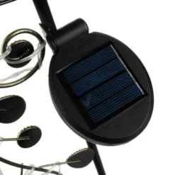 Solcellslampa trädgård påfågel 40 LED flerfärgad IP44 skymningssensor